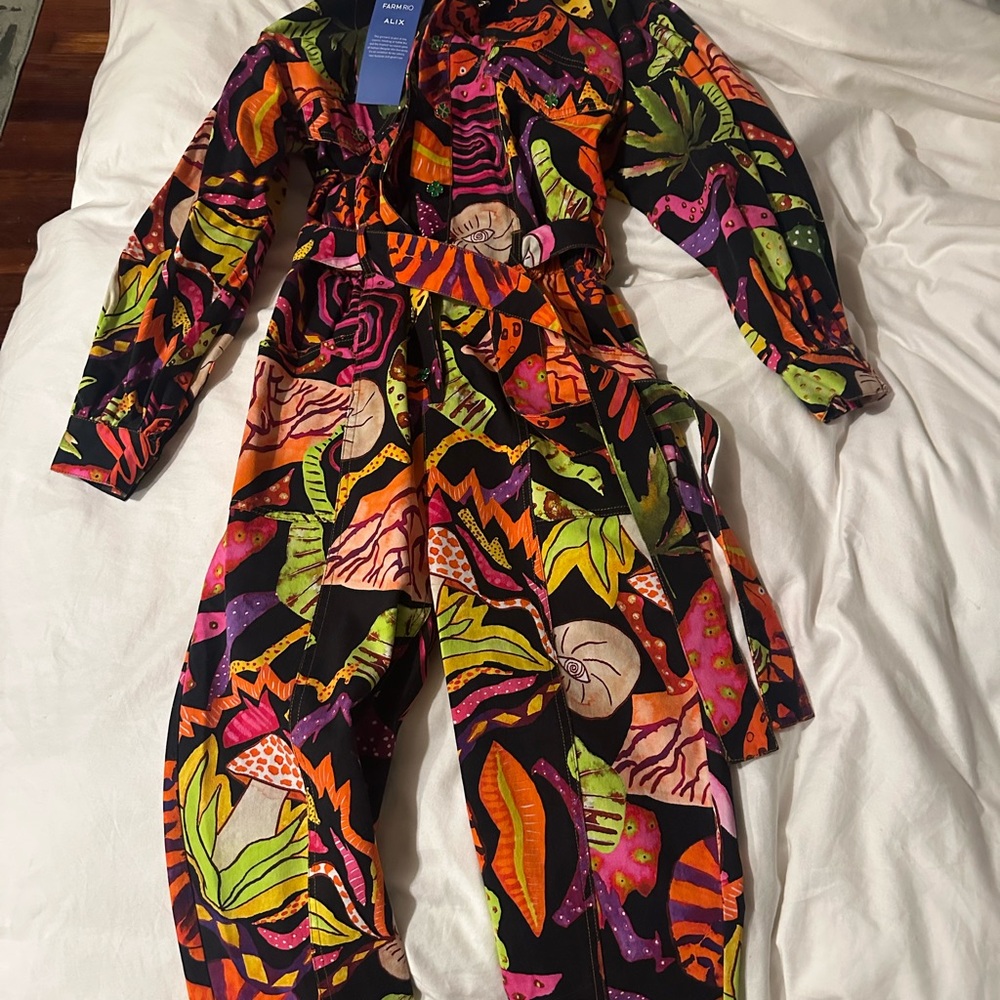FARM Rio Multicolor Patterned Jumpsuit - Picture 8 of 8